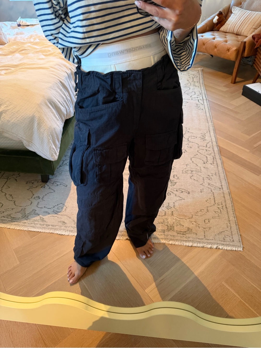 ALEXANDERWANG.T
Layered Cargo Pants With Brief